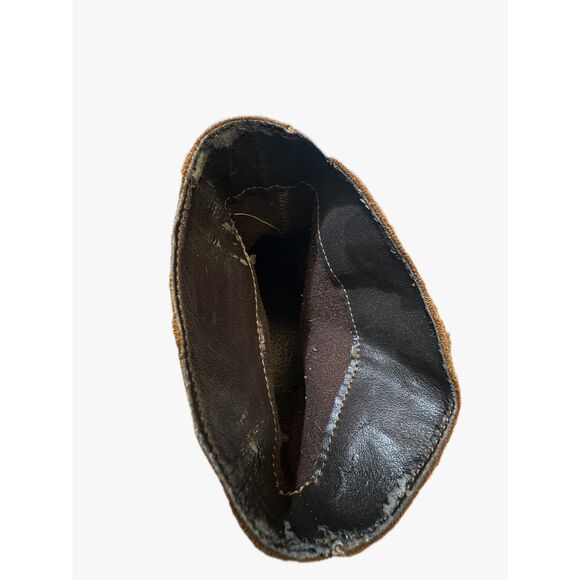 Aldo Embroidered Floral Suede South Western Booties Cowgirl Boho Boots, 39(8.5)8 - Picture 5 of 9